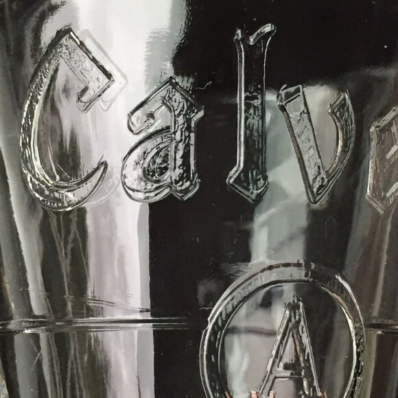 Calvert Whiskey Shot Glass Alcohol Advertising Barware Liquor Mancave Vintage - Picture 10 of 12